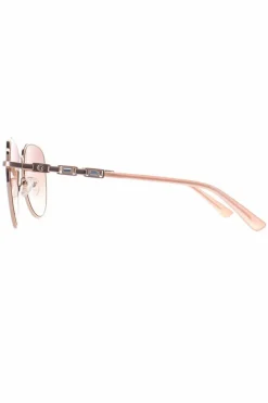 Sunglasses*Guess Aviator Shiny Rose Brown Gradient GF6143 Gold