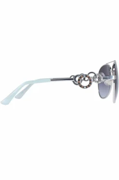 Sunglasses*Guess Aviator Grey Gradient GF0365 Silver