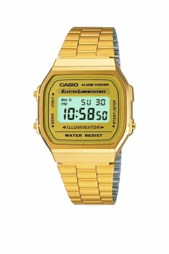 Watches*Casio A168WG-9EF Collection 36mm Quartz Watch Gold
