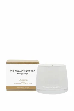 Candles & Diffusers|Candles*The Aromatherapy Company Balance Therapy Candle Cinnamon & Vanilla 260g White