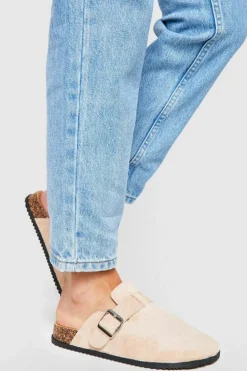 Flats*boohoo Basic Closed Toe Clogs taupe