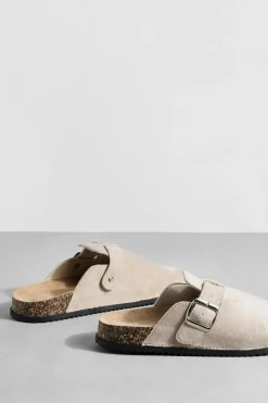 Flats*boohoo Basic Closed Toe Clogs taupe