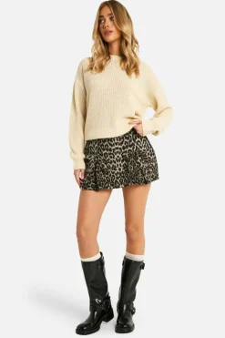 Jumpers|Jumpers & Cardigans*boohoo Basic Crew Neck Jumper stone