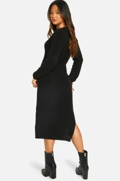 Jumper Dresses|Jumper Dresses*boohoo Basic Jumper Dress black