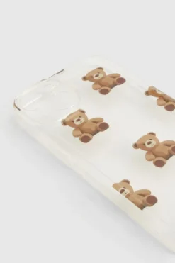 Phone Cases*boohoo Bear Print Phone Case clear