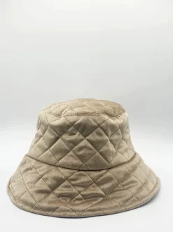 Hats & Gloves|Hats & Gloves*SVNX Quilted Bucket Hat Beige