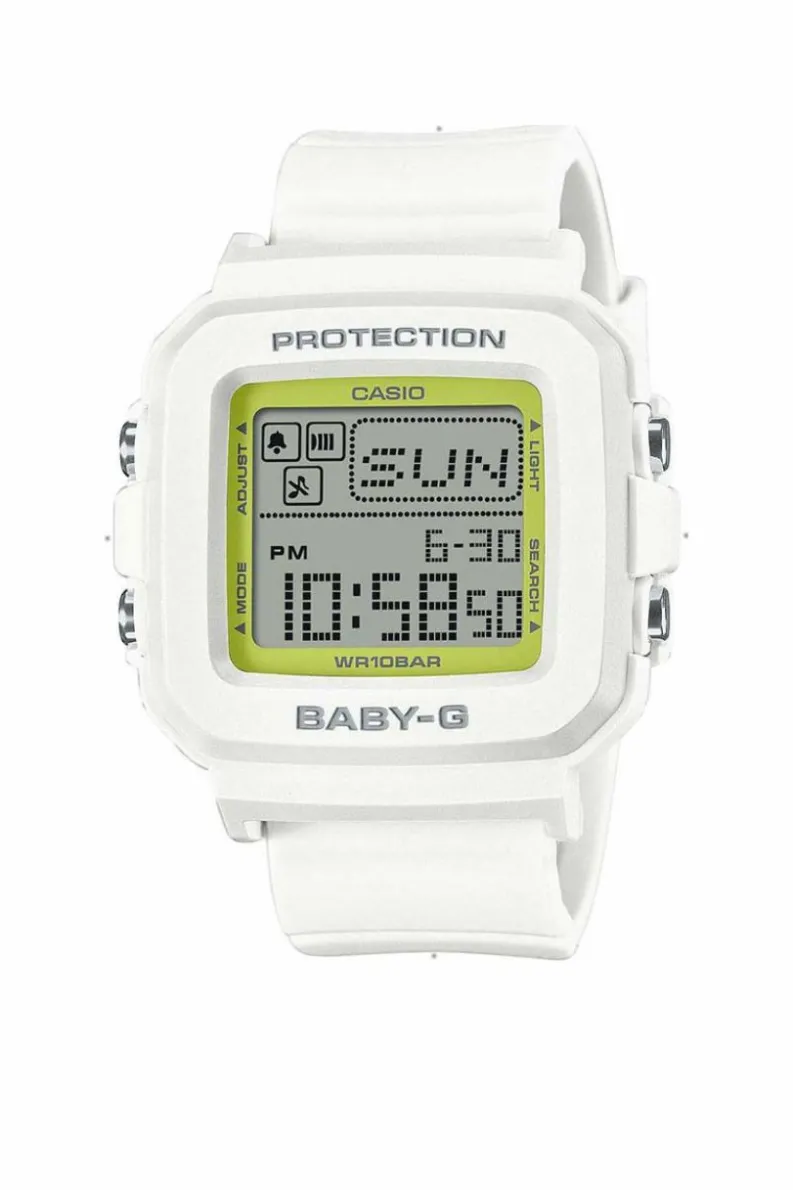 Watches*Casio BGD-10K-7ER Baby-G 39mm Quartz Watch White