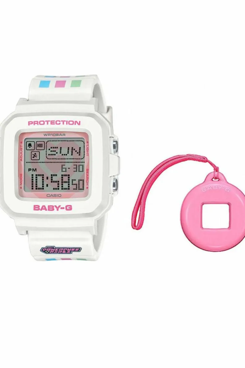 Watches*Casio BGD-10KPP-7ER Baby-G 39mm Quartz Watch White