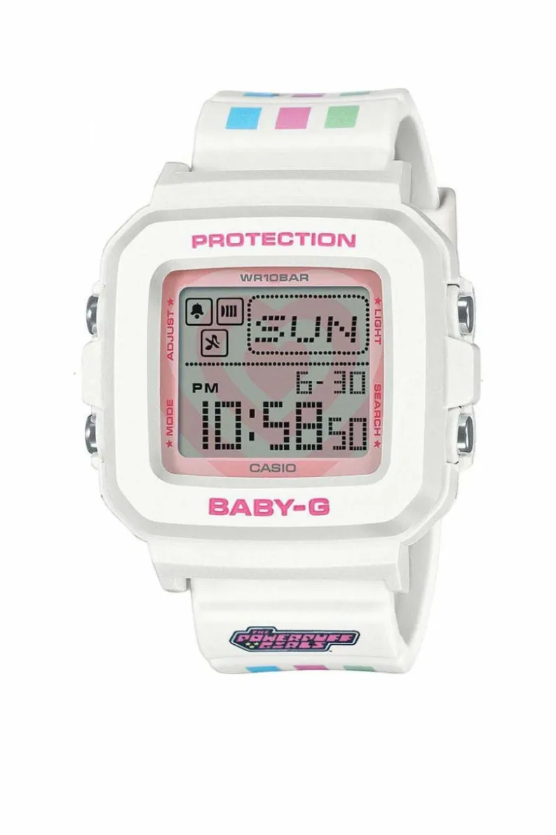 Watches*Casio BGD-10KPP-7ER Baby-G 39mm Quartz Watch White