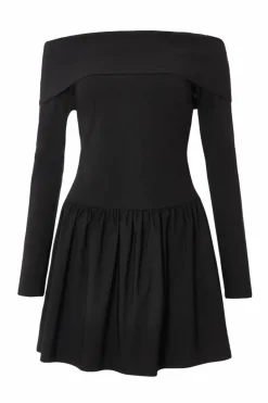 Skater Dresses*Quiz Bardot Skater Dress Black