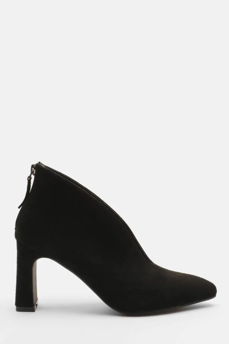 Heeled Boots|All Boots*Quiz Block Heel Shoes Boots Black