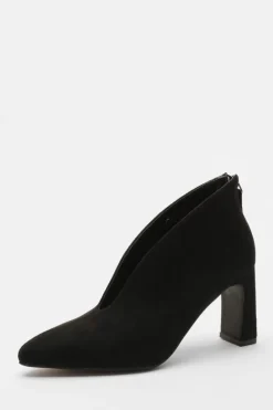 Heeled Boots|All Boots*Quiz Block Heel Shoes Boots Black
