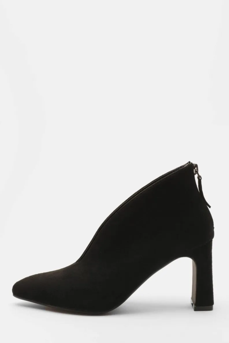 Heeled Boots|All Boots*Quiz Block Heel Shoes Boots Black