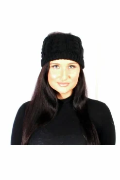 Hair Accessories*SVNX Cable Knitted Headband Black