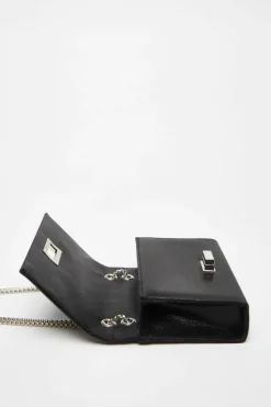 Cross-Body Bags|Handbags*Quiz Diamante Crossbody Bag Black