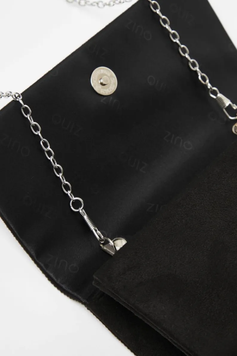 Handbags|Clutch Bags*Quiz Diamante Embellished Clutch Bag Black