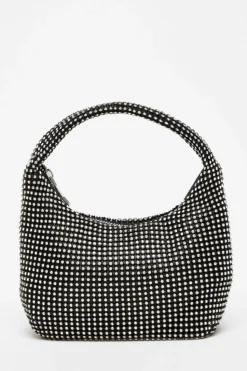 Handbags|Clutch Bags*Quiz Embellished Mini Bag Black