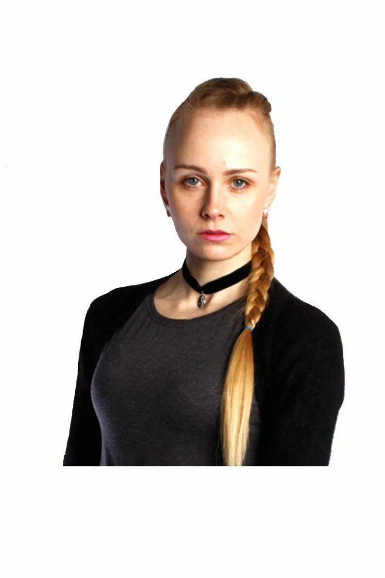 Necklaces*SVNX Faux Velvet Choker Necklace with Ying Yang Charm Black