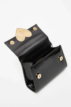 Handbags*Quiz Heart Detail Bag Black