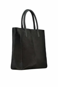 Tote Bags*Sostter Large Calf Hair Large Leather Tote | BYBXX Black