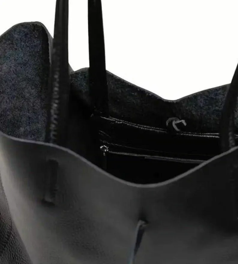 Tote Bags*Sostter Leather Tote Shopper Bag| BYXNA Black