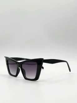 Sunglasses*SVNX Oversized Cateye Sunglasses Black