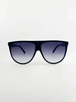 Sunglasses*SVNX Oversized Sunglasses with Ombre Lenses Black