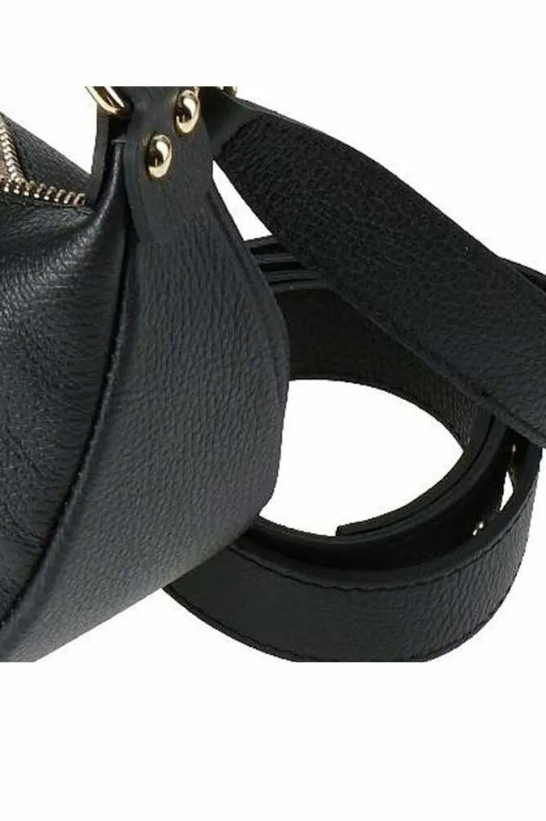 Shoulder Bags*Sostter Black Pebbled Baguette Leather Shoulder Bag | BDAYB Beige