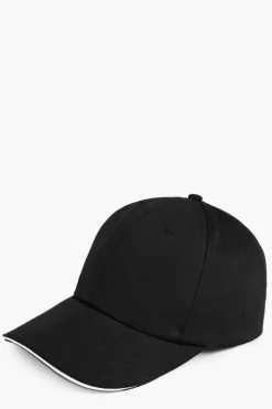 Hats & Gloves|Hats & Gloves*boohoo Plain Baseball Cap black