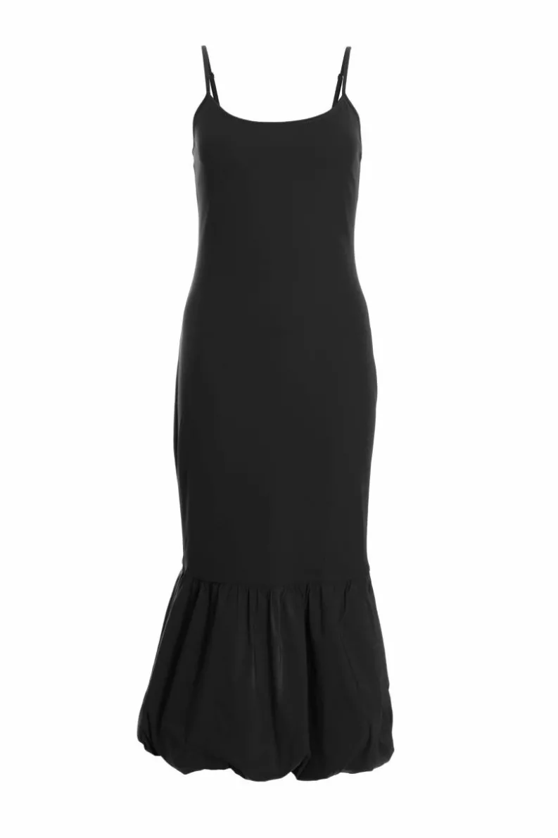 Midi Dresses*Quiz Puff Ball Midi Dress Black