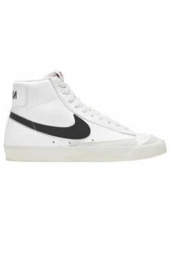 Trainers*Nike Blazer Mid 77 Vintage Black Logo Sneakers White