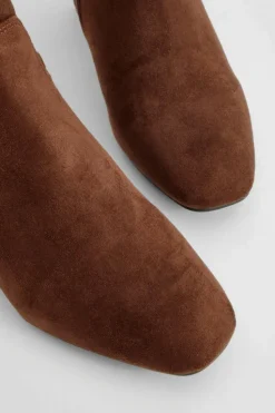 Heels|Over The Knee Boots*boohoo Block Heel Over The Knee High Boots chocolate