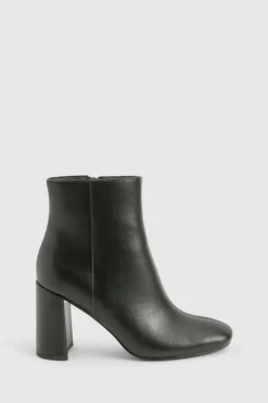 Heels|Heeled Boots*boohoo Block Heeled Ankle Boot black