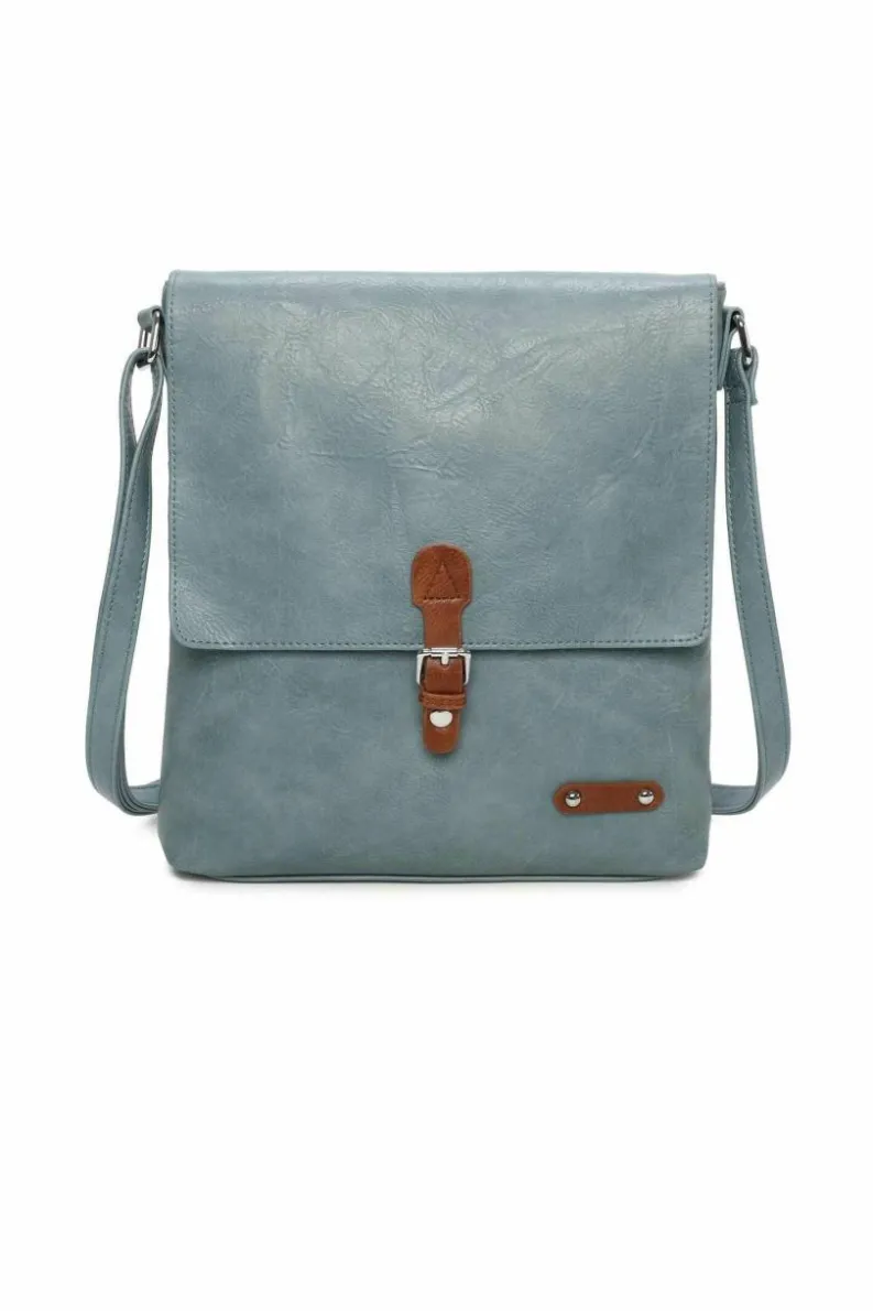 Cross-Body Bags|Handbags*Kitise Boho Style Buckle Detail Rommy Crossbody Bag Blue