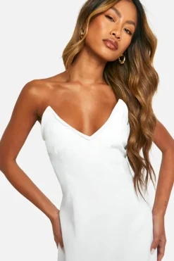Bodycon Dresses*boohoo Boned Structured Mini Dress white