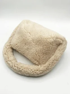 Handbags*SVNX Borg Grab Bag In Cream