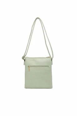 Cross-Body Bags*Kitise Braided Trim Double Compartment Crossbody Bag with Tassel Charm Baby Pink
