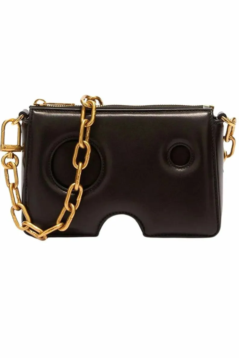 Cross-Body Bags*Off-White Burrow Zipped Pouch Shoulder Bag Black