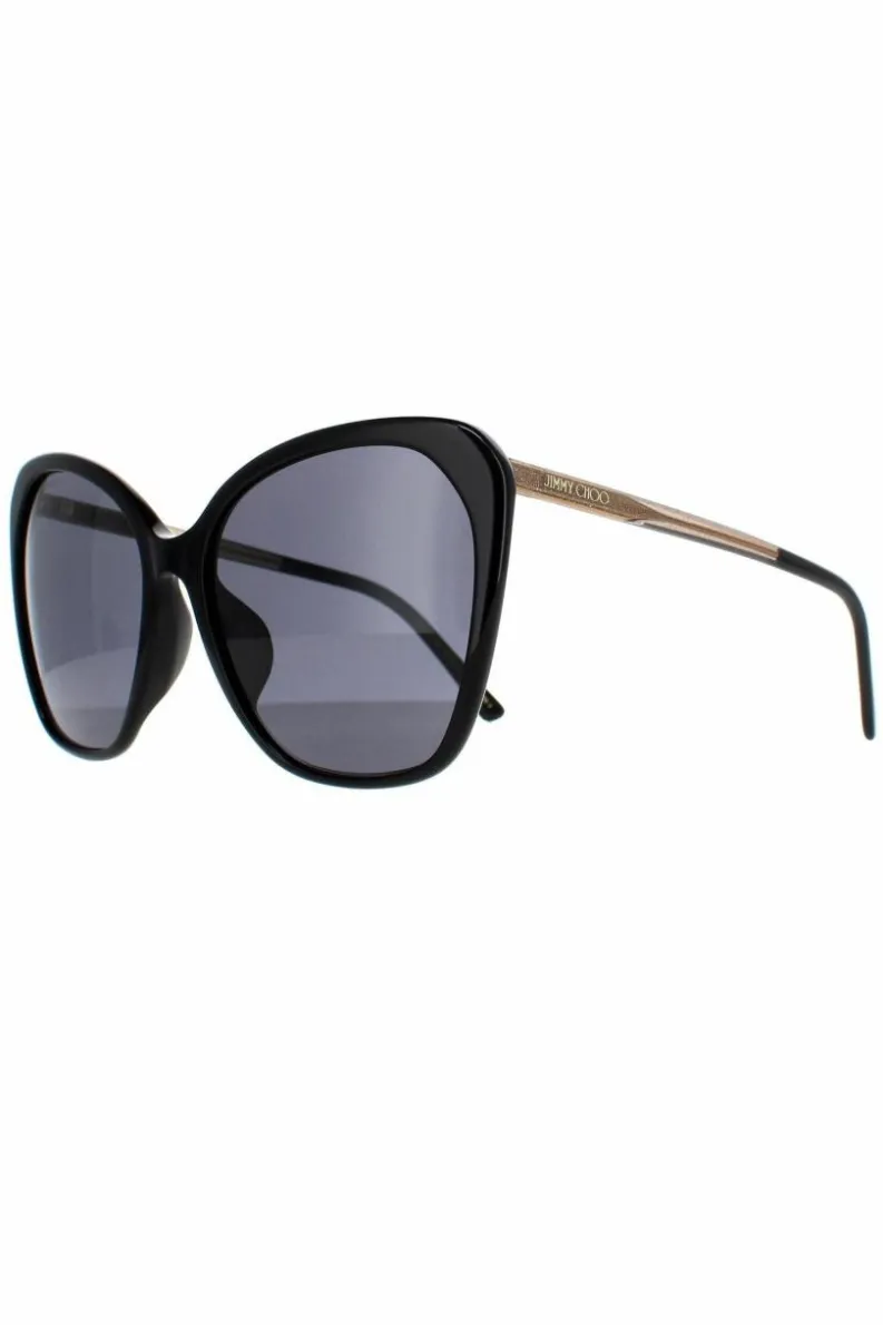 Sunglasses*Jimmy Choo Butterfly Grey ELE/F/S Black
