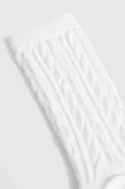 Tights & Socks|Tights & Socks*boohoo Cable Knit Cosy Socks ivory