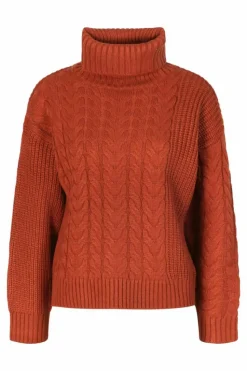 Jumpers|Jumpers & Cardigans*boohoo Cable Knitted Jumper rust