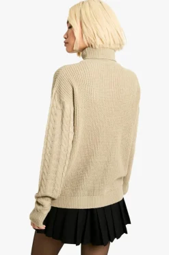 Cardigans*boohoo Cable Knitted Jumper beige