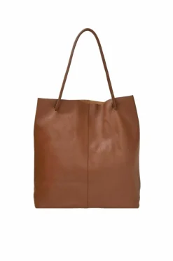 Shoulder Bags*Sostter Drawcord Leather Hobo Shoulder Bag Camel