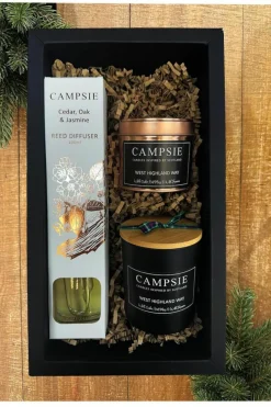 Candles & Diffusers|Candles*CAMPSIE Candles Candle & Diffuser Gift Set - Scottish Highland Black