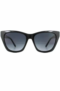 Sunglasses*Jimmy Choo Cat Eye Dark Grey Gradient Sunglasses Black
