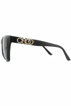 Sunglasses*Jimmy Choo Cat Eye Dark Grey Gradient Sunglasses Black