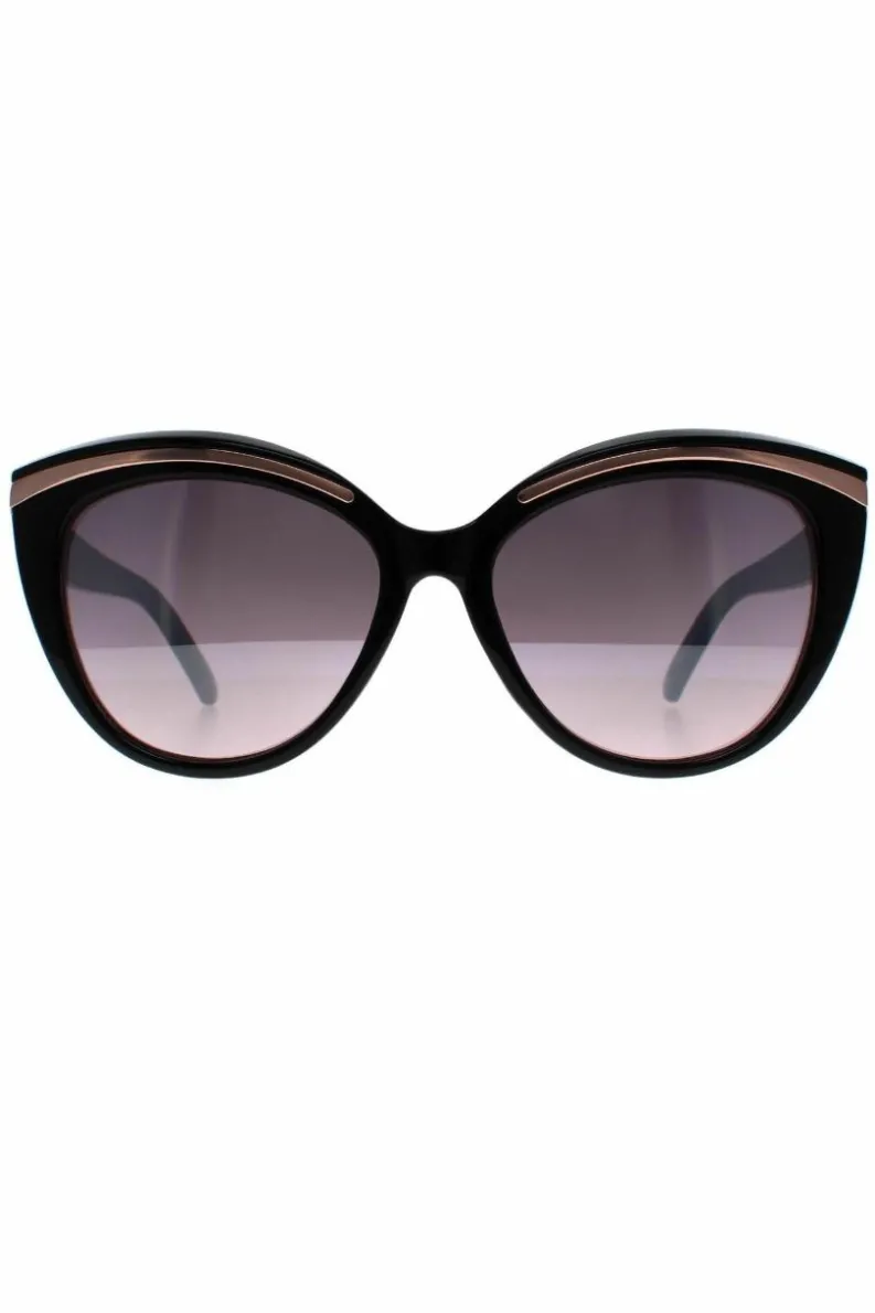 Sunglasses*Guess Cat Eye Silver Mirrored GF0357 Black