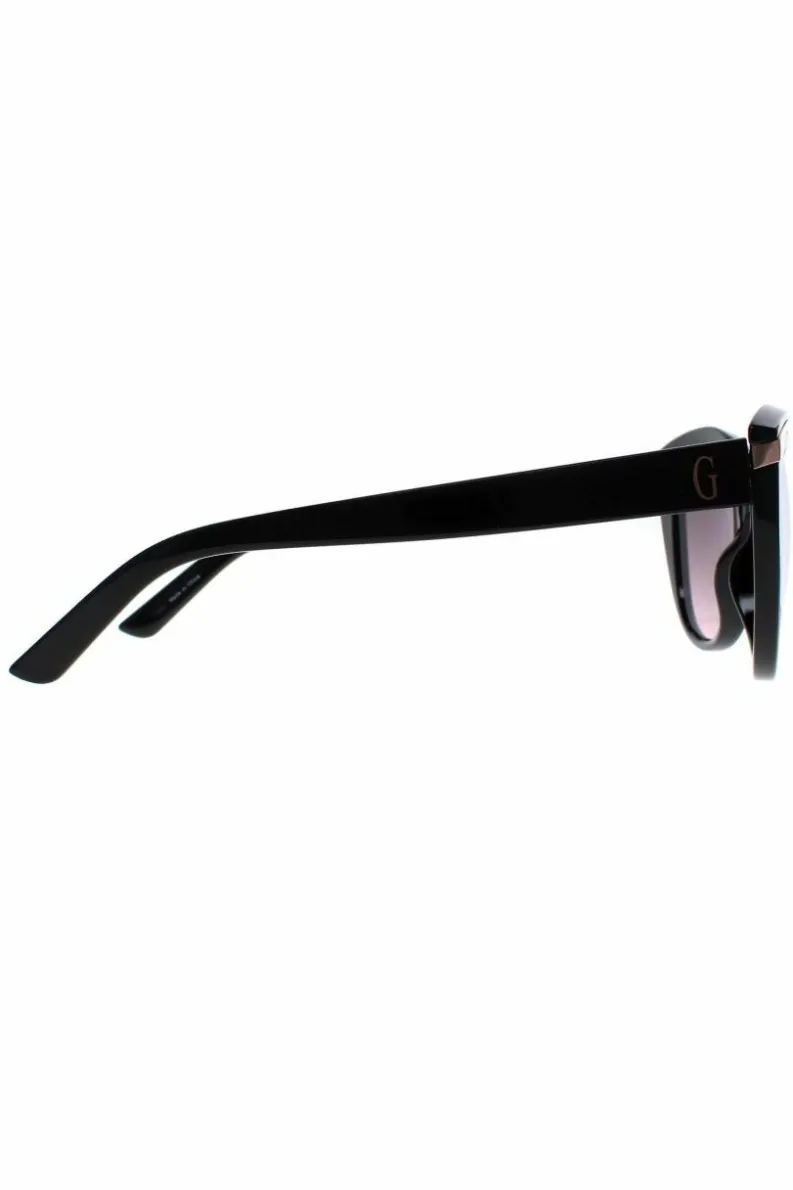 Sunglasses*Guess Cat Eye Silver Mirrored GF0357 Black