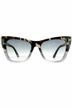 Sunglasses*Tom Ford Cat Eye Coloured Havana Gradient Grey