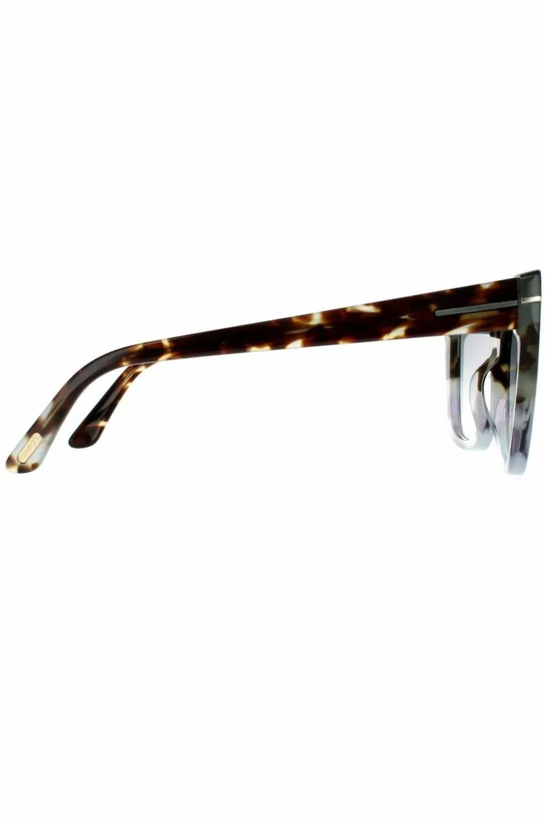 Sunglasses*Tom Ford Cat Eye Coloured Havana Gradient Grey